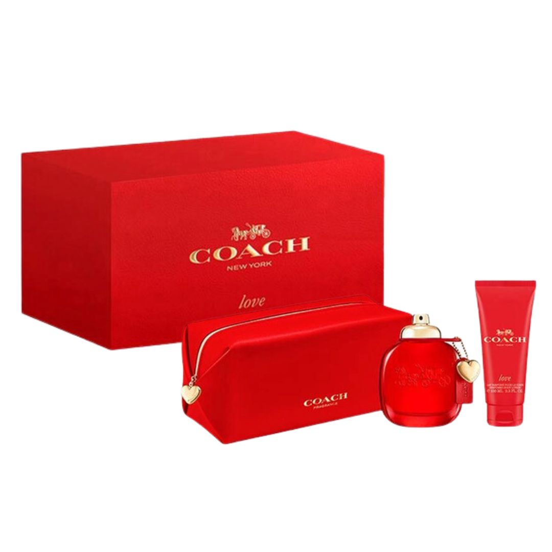 Coach Love EDP 90ml 3pc Gift Set For Women