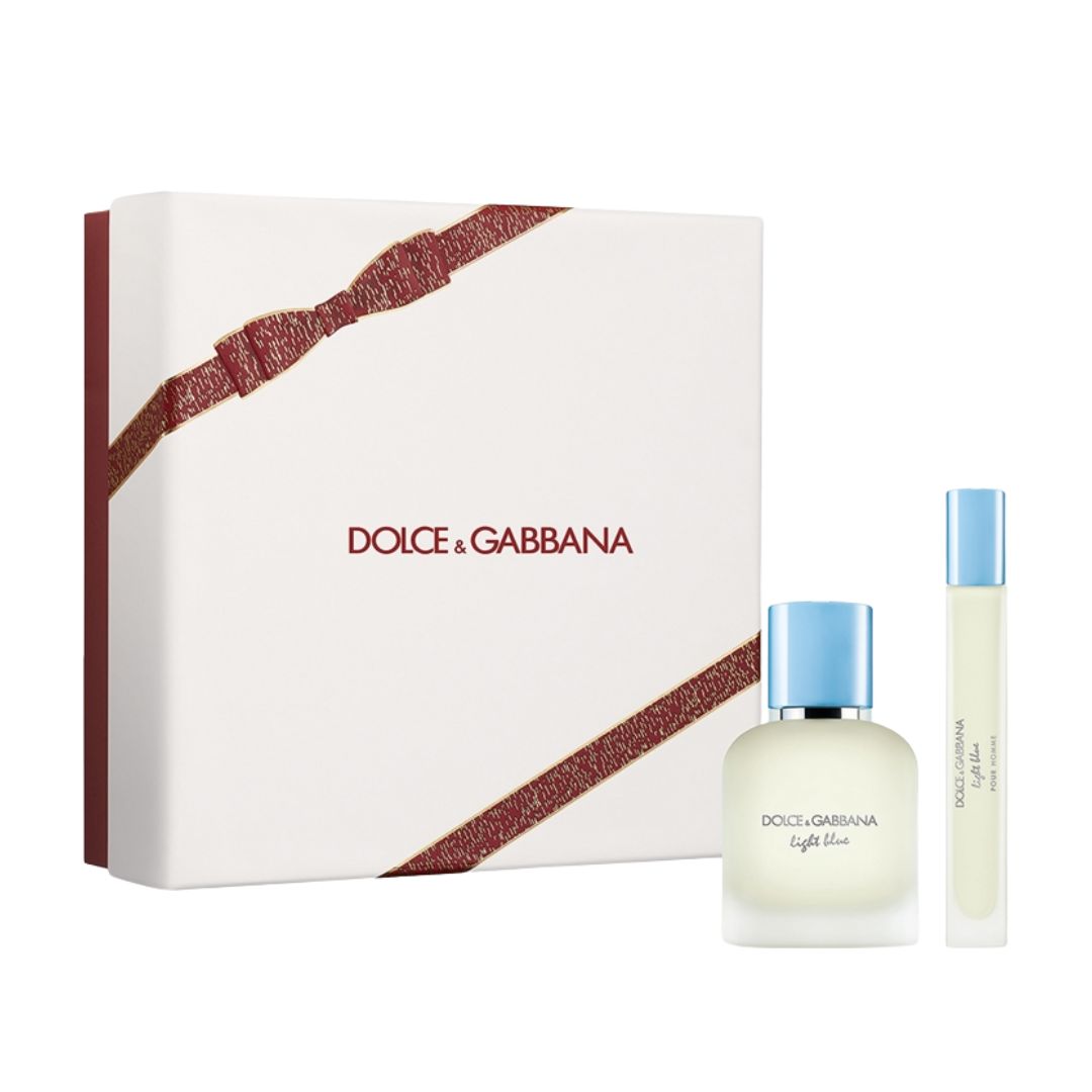 Dolce & Gabbana Light Blue Pour Homme EDT 50ml 2-Piece Gift Set – Men