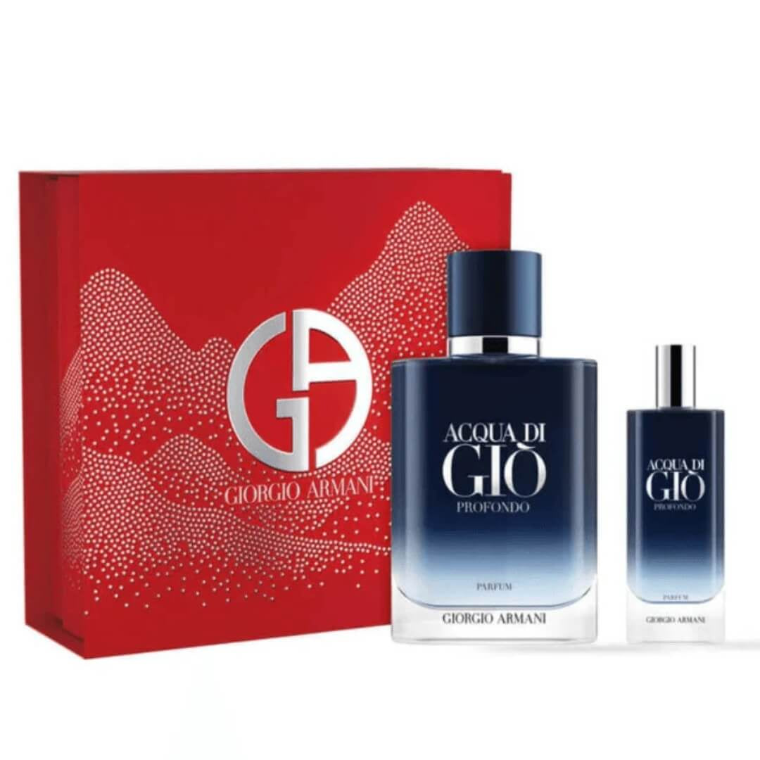 Giorgio Armani Acqua Di Gio Profondo Parfum 100ml 2 Piece Gift Set
