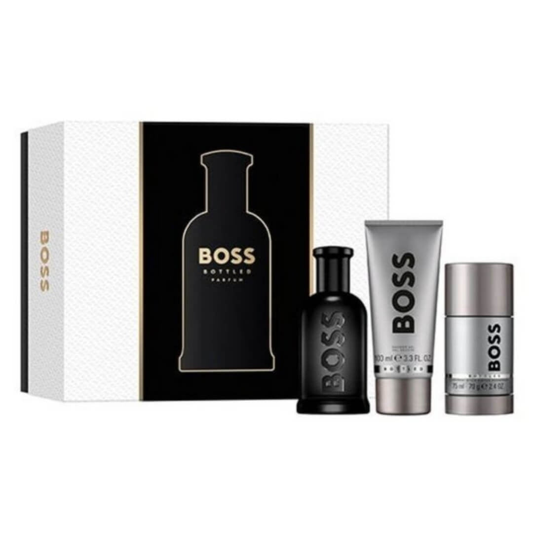 Hugo Boss Boss Bottled Parfum 100ml 3 Piece Gift Set for Men