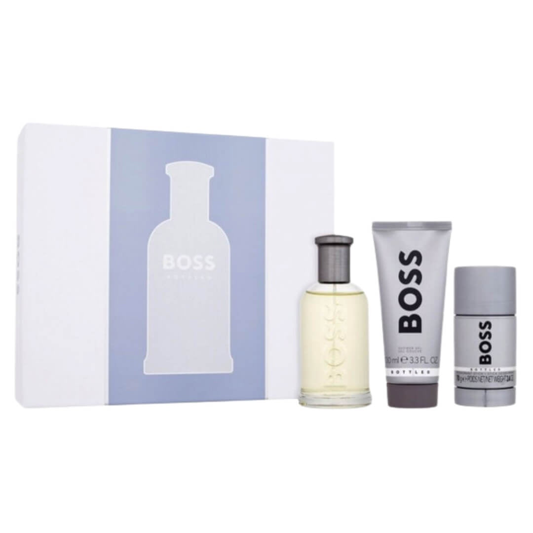 Hugo Boss Bottled EDT 100ml 3 Piece Gift Set