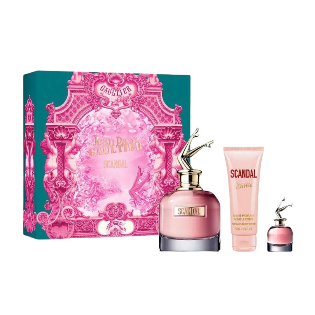 Jean Paul Gaultier Scandal EDP 80ml 3pc Gift Set for Women