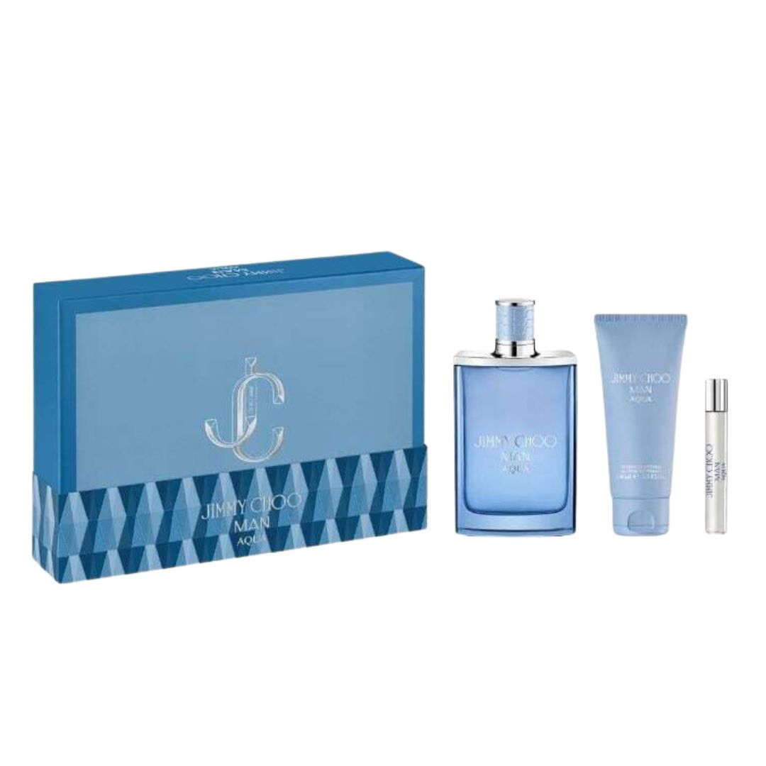 Jimmy Choo Man Aqua EDT 100ml 3pc Gift Set for Men