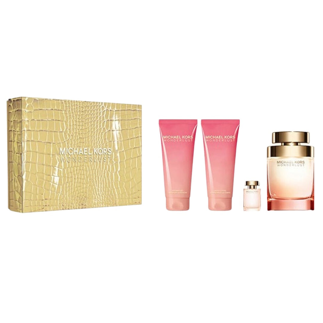 Michael Kors Wonderlust Gift Set EDP 4pc 100ml + Mini