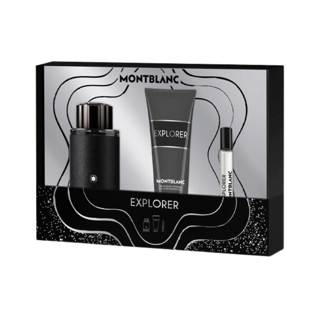 Mont Blanc Explorer EDP 100ml 3pc Gift Set For Men