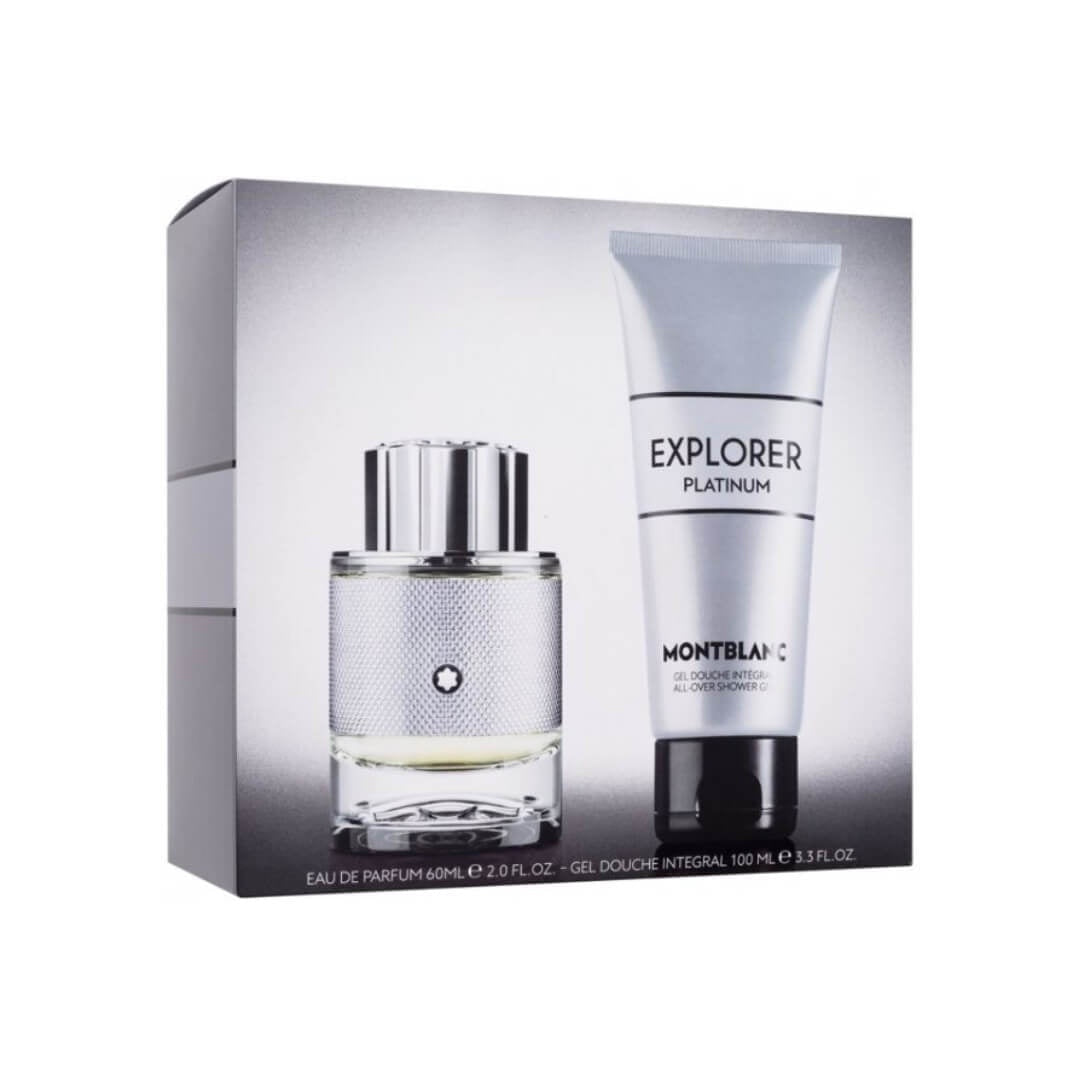 Mont Blanc Explorer Platinum EDP 60ml 2pc Gift Set For Men