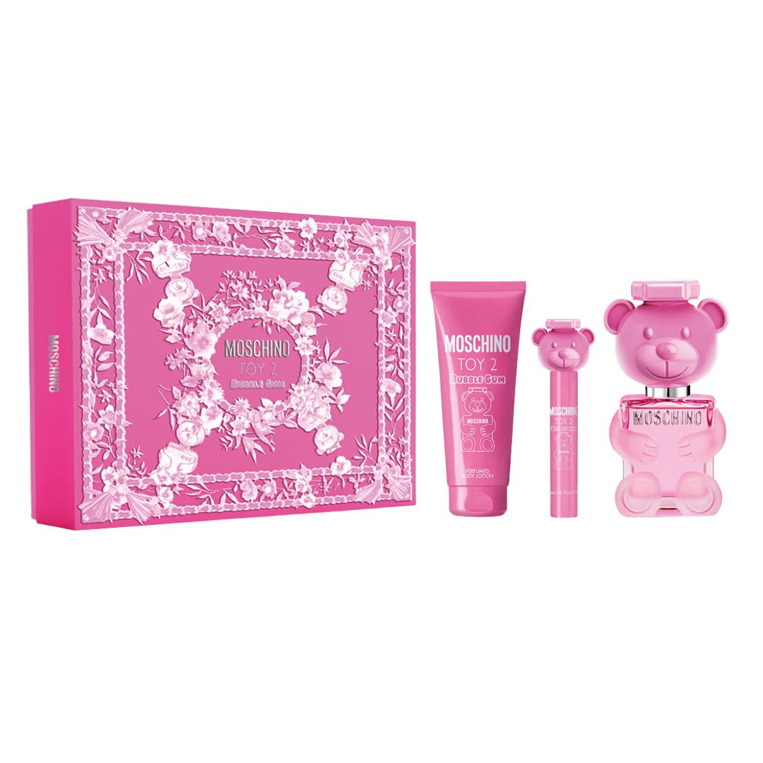 Moschino Toy 2 Bubble Gum EDT 100ml 3 Pc Gift Set Women