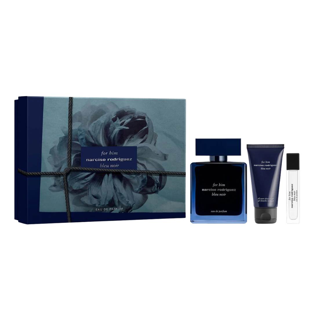 Narciso Rodriguez Blue Noir EDP 100ml 3pc Gift Set for Men