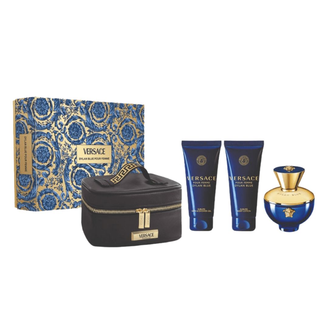 Versace Dylan Blue Pour Femme EDP 100ml 4pc Gift for Women