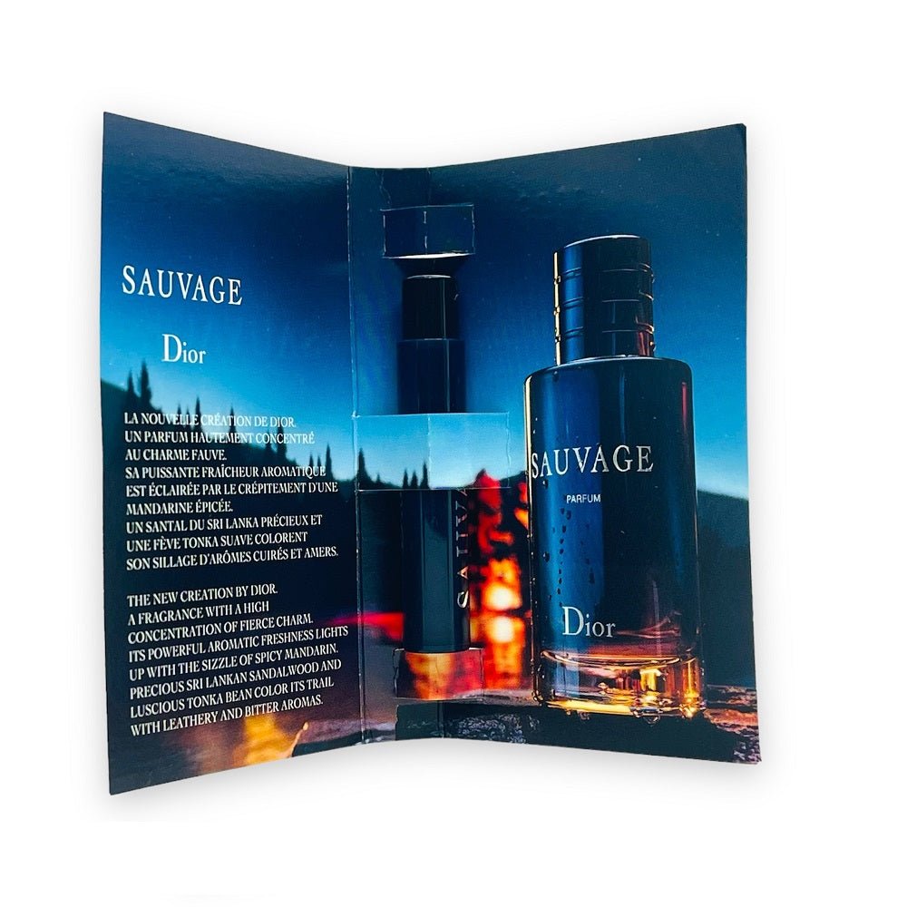 Christian Dior Sauvage Parfum 1 ml campione flacone per uomo