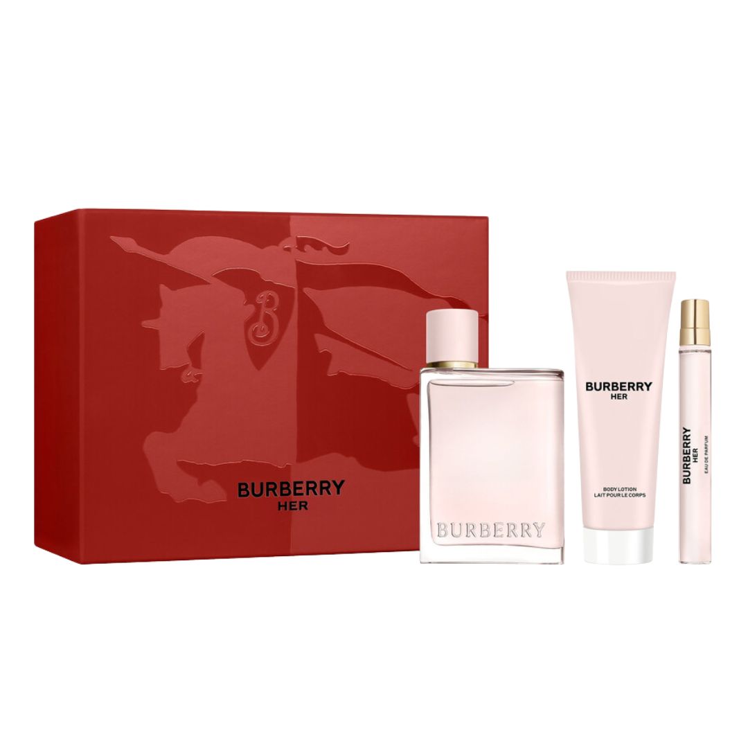 Burberry Her EDP 100ml 3pc Gift Set for Women