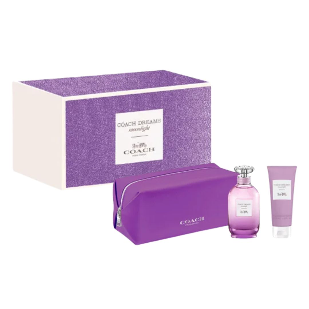 Coach Dreams Moonlight EDP 90ml 3pc Gift Set For Women