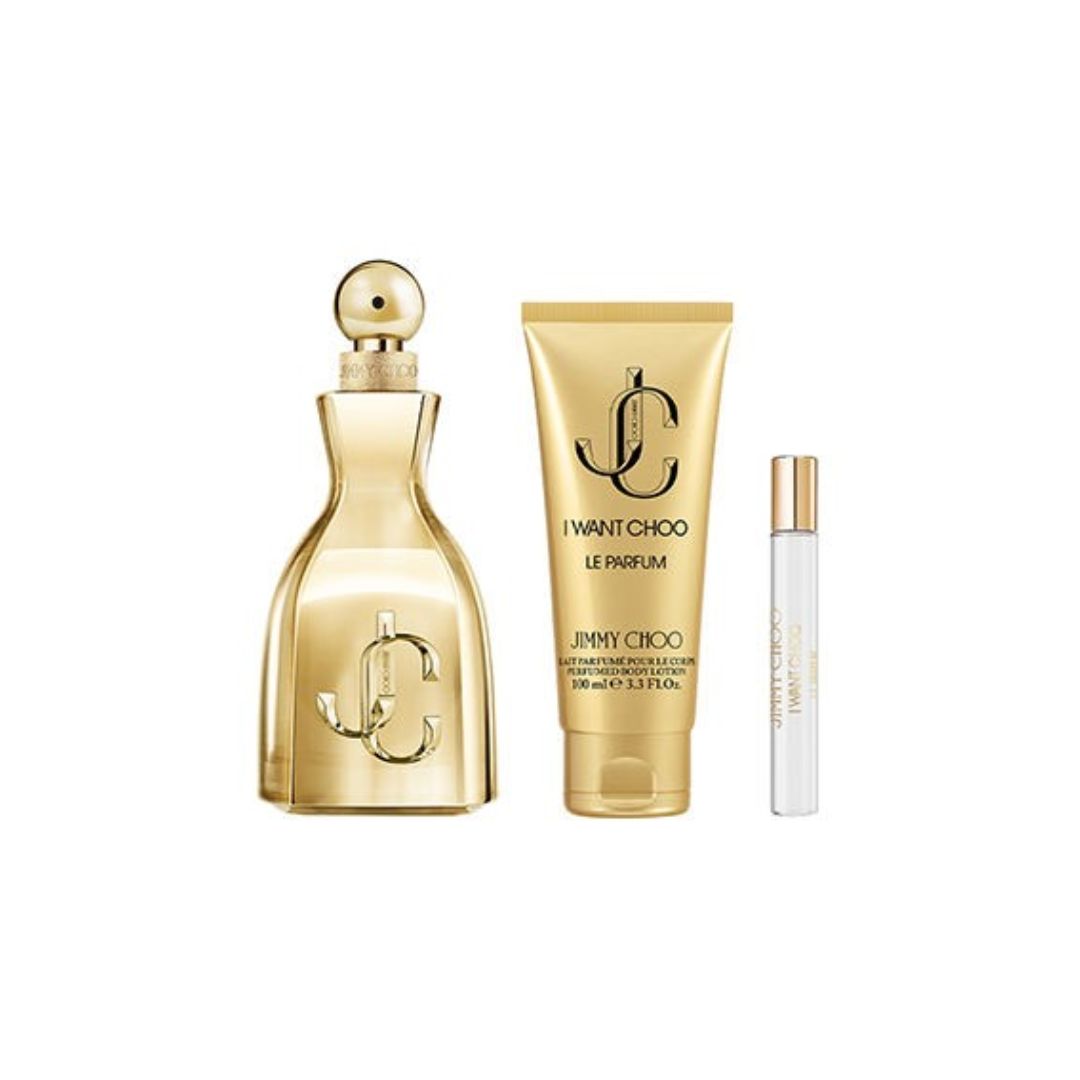 Jimmy Choo I Want Choo Le Parfum 3 Piece Gift Set for Women
