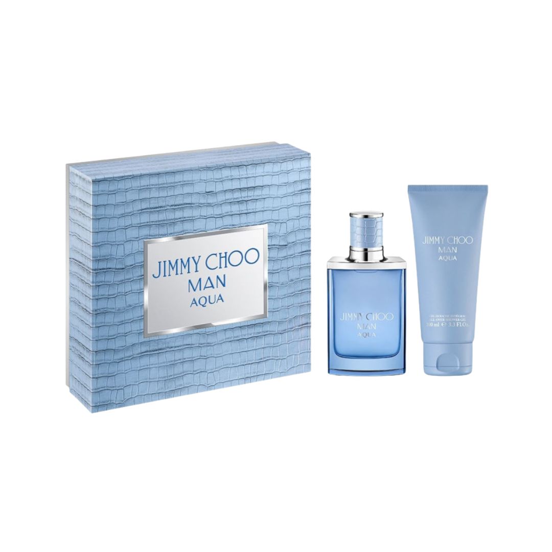 Jimmy Choo Man Aqua EDT 50ml 2pc Gift Set for Men