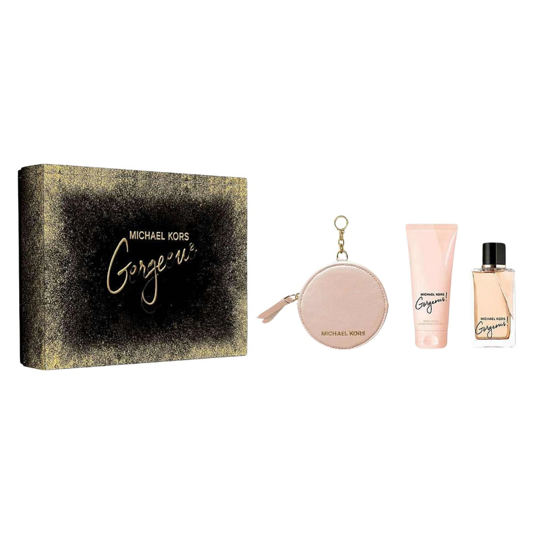 Michael Kors Gorgeous Gift Set EDP 2pc 100ml + MK Purse