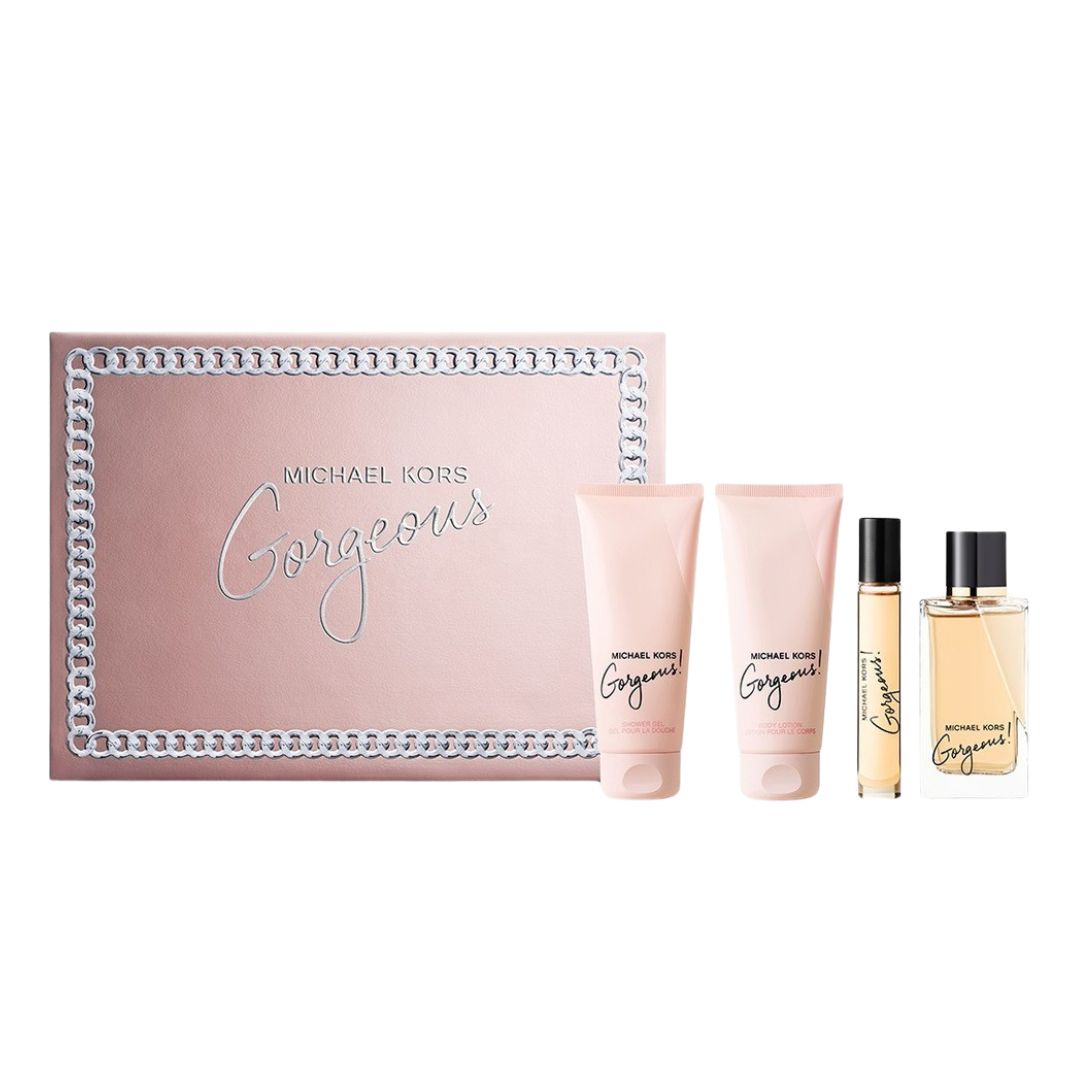 Michael Kors Gorgeous EDP 100ml 4pc Gift Set Women
