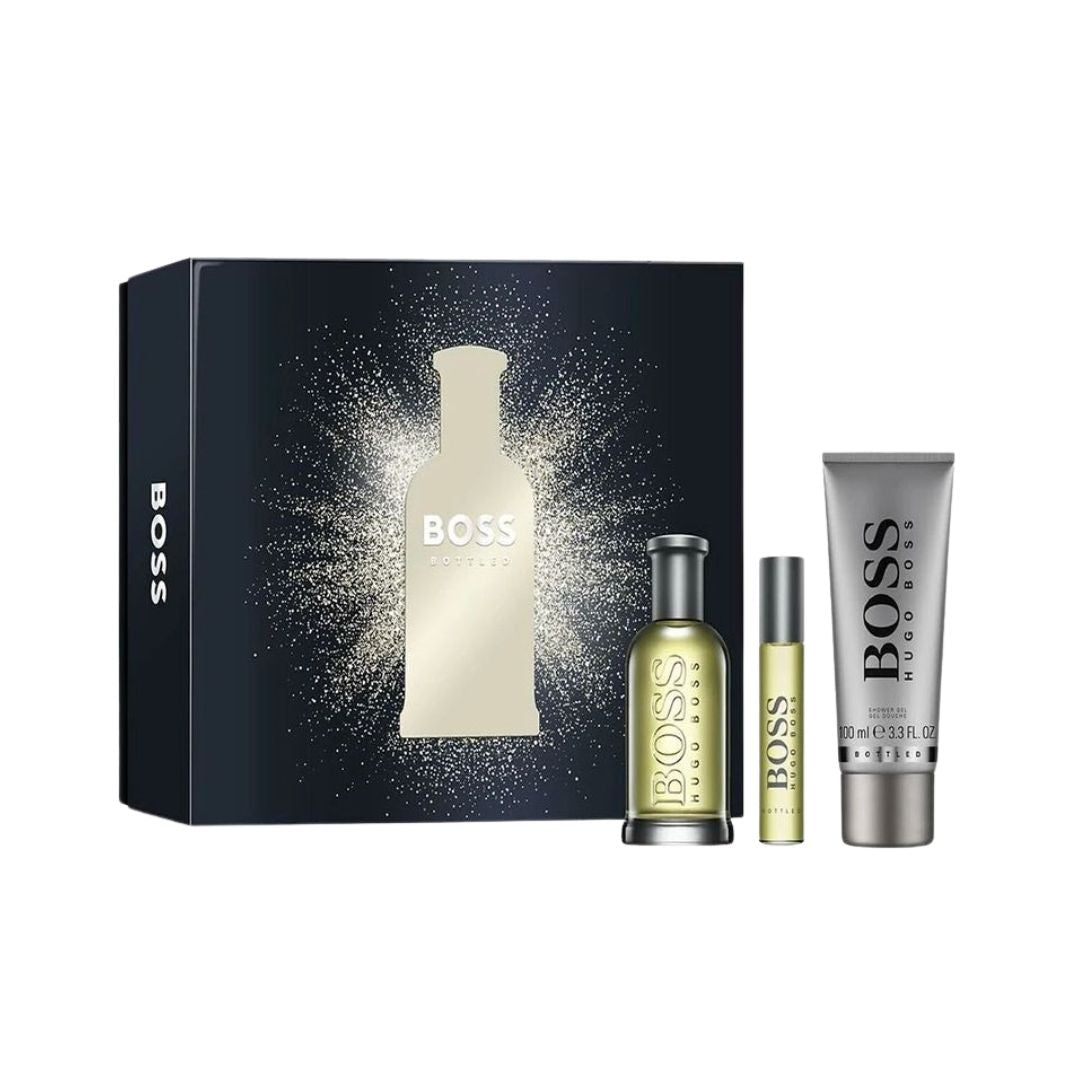 Hugo Boss Boss Bottled 100ml EDT 3 Piece Gift Set for Men