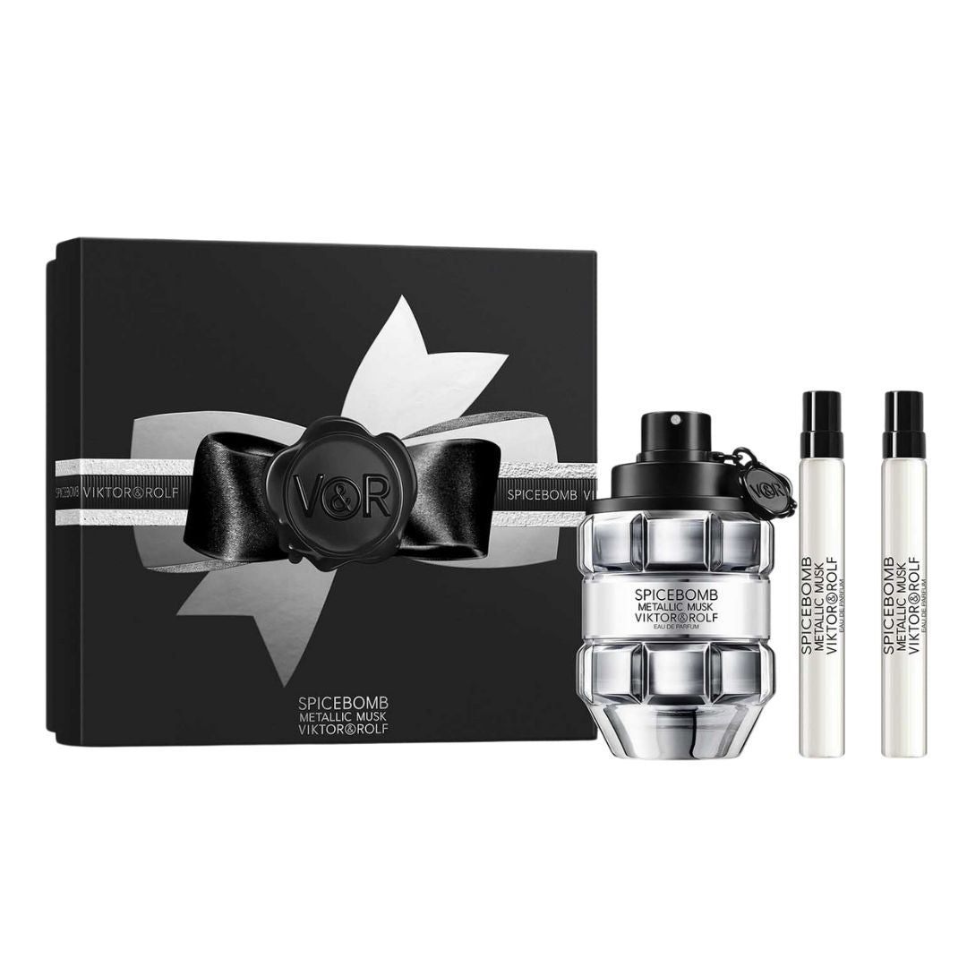 Viktor & Rolf Spicebomb Metallic Musk EDP 90ml Gift Set – Men